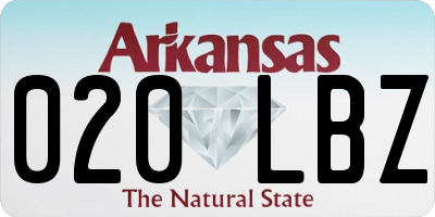 AR license plate 020LBZ