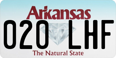 AR license plate 020LHF