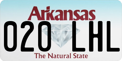 AR license plate 020LHL