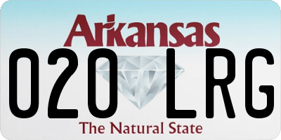AR license plate 020LRG