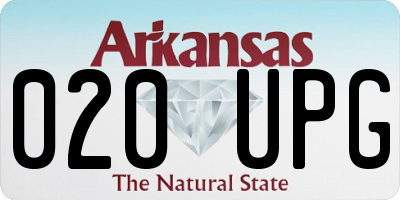 AR license plate 020UPG