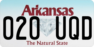 AR license plate 020UQD