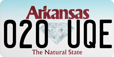 AR license plate 020UQE