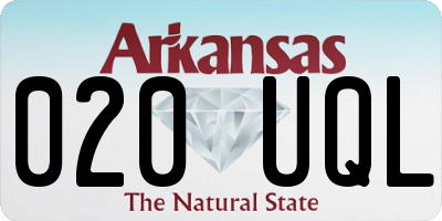 AR license plate 020UQL