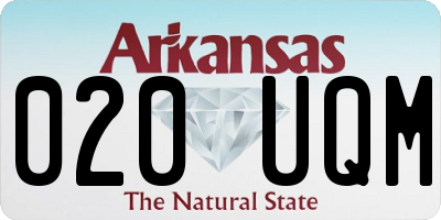 AR license plate 020UQM