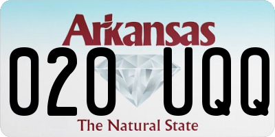 AR license plate 020UQQ