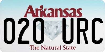 AR license plate 020URC