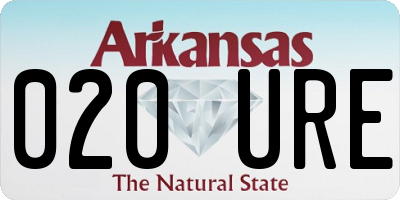 AR license plate 020URE