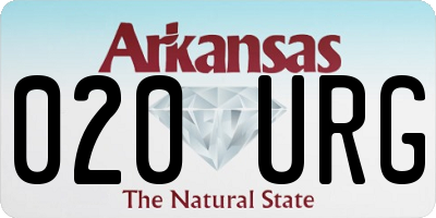 AR license plate 020URG