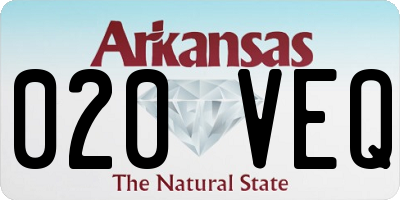 AR license plate 020VEQ