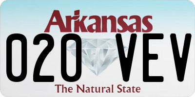 AR license plate 020VEV