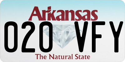 AR license plate 020VFY