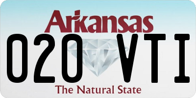 AR license plate 020VTI
