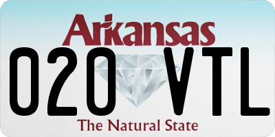 AR license plate 020VTL