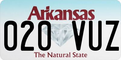 AR license plate 020VUZ