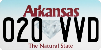 AR license plate 020VVD