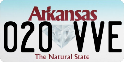 AR license plate 020VVE