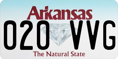 AR license plate 020VVG