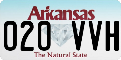 AR license plate 020VVH