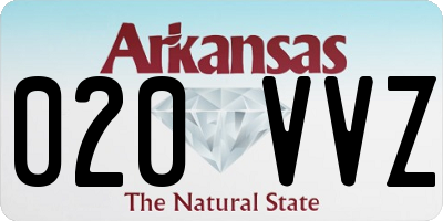 AR license plate 020VVZ