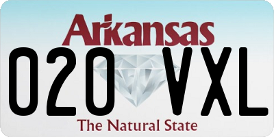 AR license plate 020VXL