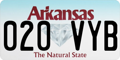 AR license plate 020VYB