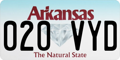 AR license plate 020VYD
