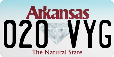 AR license plate 020VYG