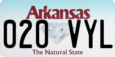 AR license plate 020VYL