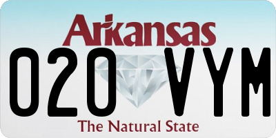 AR license plate 020VYM