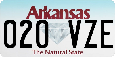 AR license plate 020VZE