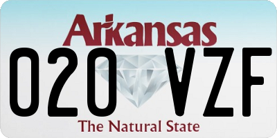 AR license plate 020VZF