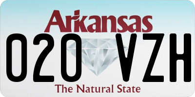 AR license plate 020VZH