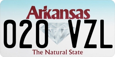 AR license plate 020VZL