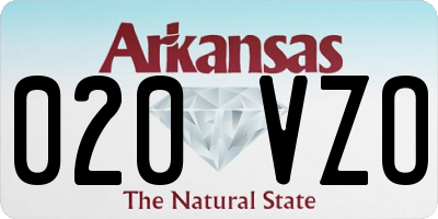 AR license plate 020VZO