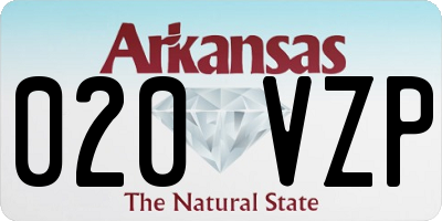AR license plate 020VZP