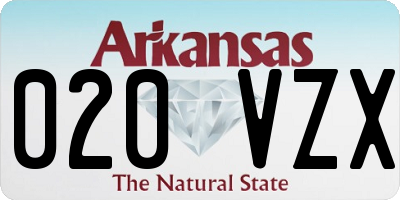 AR license plate 020VZX