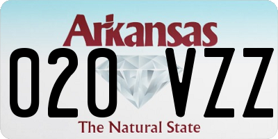 AR license plate 020VZZ