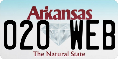 AR license plate 020WEB