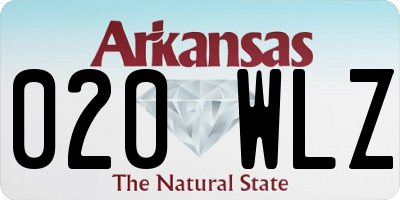 AR license plate 020WLZ