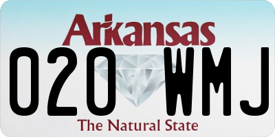 AR license plate 020WMJ