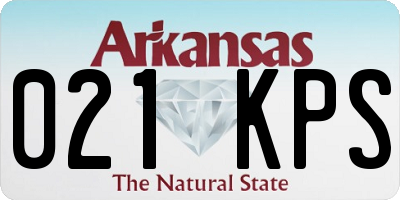 AR license plate 021KPS