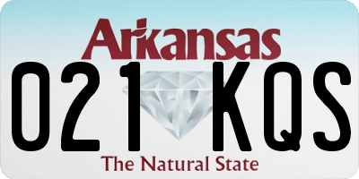 AR license plate 021KQS