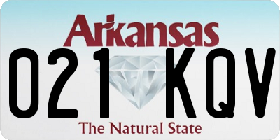 AR license plate 021KQV