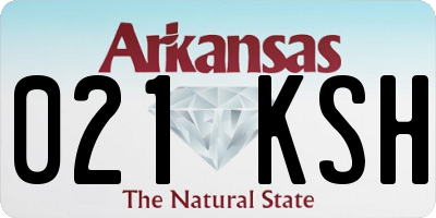 AR license plate 021KSH