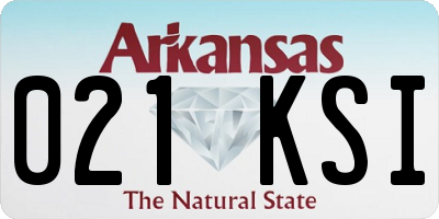 AR license plate 021KSI