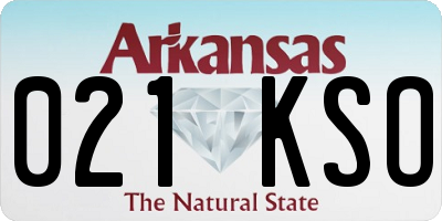 AR license plate 021KSO