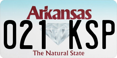 AR license plate 021KSP