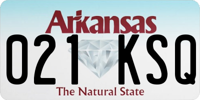AR license plate 021KSQ