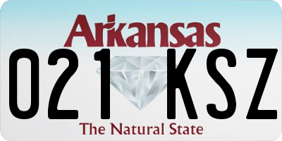 AR license plate 021KSZ